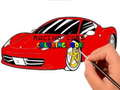 Spill Racing Cars Fargebok  online