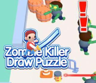 Spill Zombie Killer Draw Puzzle online