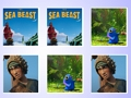 Spill Sea Beast Memory Card Match online