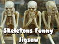 Spill Skjeletter Funny Jigsaw  online