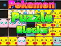 Spill Pokémon puslespillblokker  online