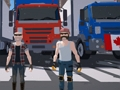 Spill Lastebil og politi  online