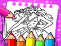 Spill Barbie malebok  online