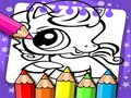 Spill Minste dyrebutikk-fargebok  online