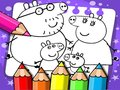 Spill Peppa Pig Fargebok  online