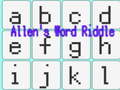 Spill Allens ordgåte  online