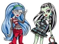 Spill Fargebok for Monster High  online