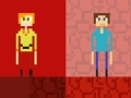 Spill Stickman Steve vs Alex Nether online
