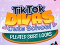 Spill TikTok Divas Søt skolepleated skjørt-utseende  online
