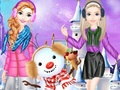 Spill Mote jente vinter stil  online
