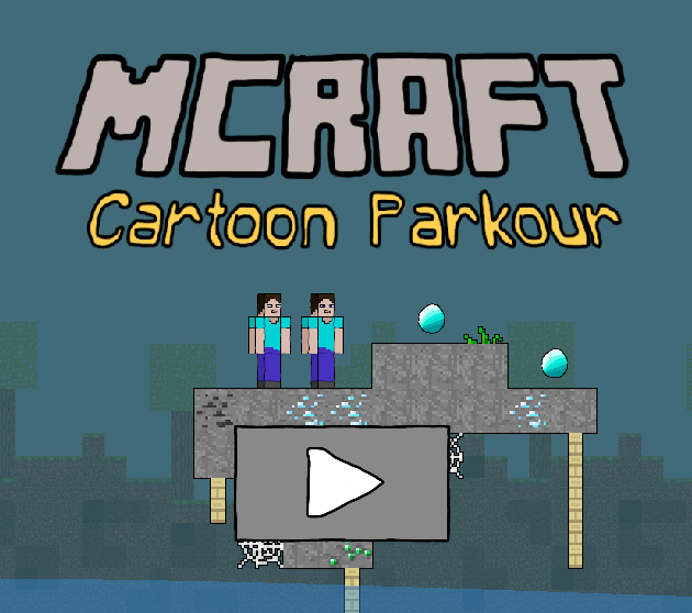 Spill Mcraft Cartoon Parkour online
