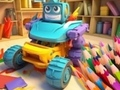 Spill Fargebok: Transforming Car Robot  online