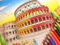 Spill Fargebok: Det romerske Colosseum  online