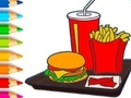 Spill Fargebok: Hamburger  online