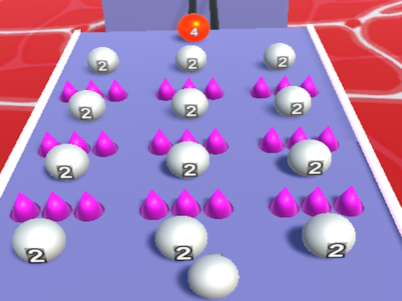 Spill Ball Run 2048 online