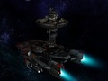 Spill Starbase Gunship online