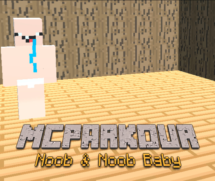 Spill Mc Parkour Noob og Noob Baby online