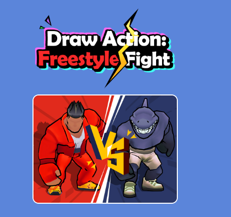 Spill Action tegning: Freestyle Wrestling  online