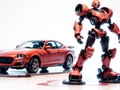 Spill Fargebok: Robot og bil  online