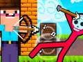 Spill Noob Archer vs Stickman Zombie online