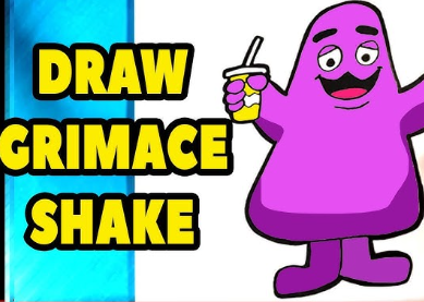 Spill Grimace Shake: Tegn og slett  online