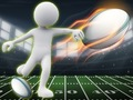 Spill Stickman Rugby løp og spark  online