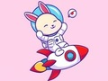 Spill Fargebok: Kaninastronaut  online
