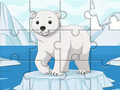 Spill Jigsaw Puzzle: Isbjørn  online