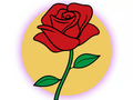 Spill Fargebok: Rose  online