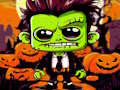 Spill Franky & Vampire Halloween Puslespill  online