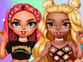 Spill Rainbow Girls Dress Up Challenge online