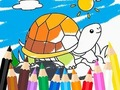 Spill Fargebok: Sunny Turtle  online