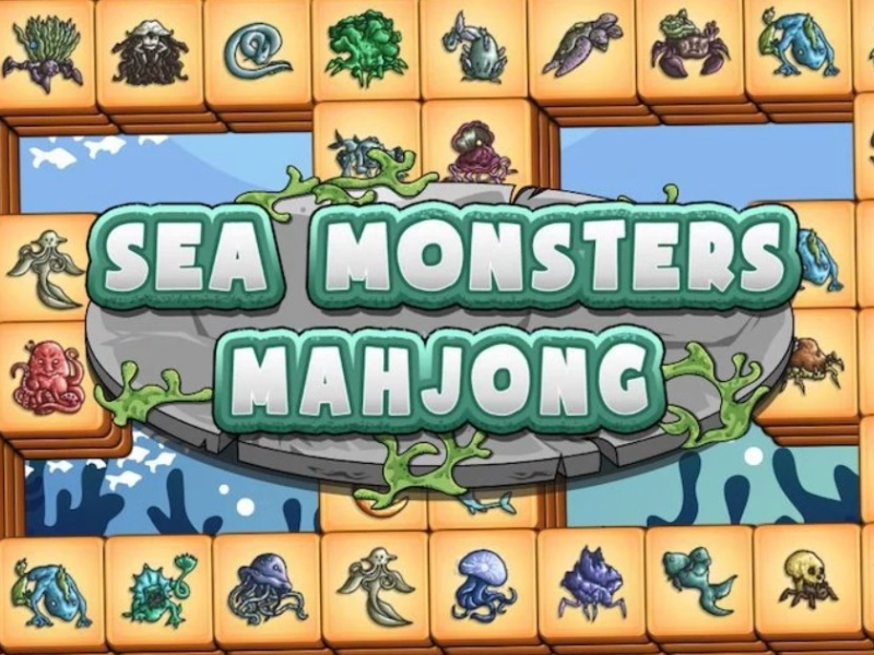 Spill Sea Monsters Mahjong online