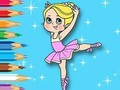 Spill Fargebok: Ballettjente  online