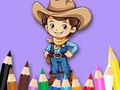 Spill Fargebok: Cowboy  online