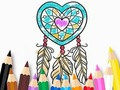 Spill Fargebok: Heart Dreamcatcher  online