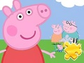Spill Puslespill: Peppa med familie  online
