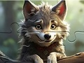 Spill Jigsaw Puzzle: Smiling Wolf online