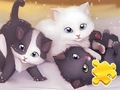 Spill Jigsaw Puzzle: Spille katter  online