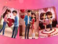 Spill Valentine par puslespill  online