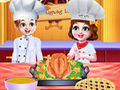 Spill Kjøkkensjef Twins Thanksgiving middag  online