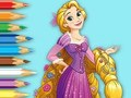 Spill Fargebok: Prinsesse Rapunzel  online