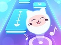 Spill Musikk katt! Piano Tiles Spill 3D  online