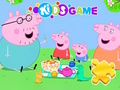 Spill Jigsaw Puzzle: Peppa Pig Family Picnic online