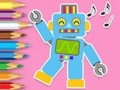 Spill Fargebok: Robotdans  online