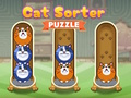Spill Cat Sorter Puslespill  online
