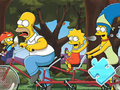 Spill Jigsaw Puzzle: Simpson Family Riding online