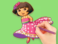 Spill Fargebok: Dora Prepare Party  online