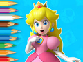 Spill Fargebok: Young Princess Peach  online