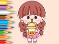 Spill Fargebok: Lovely Girl  online